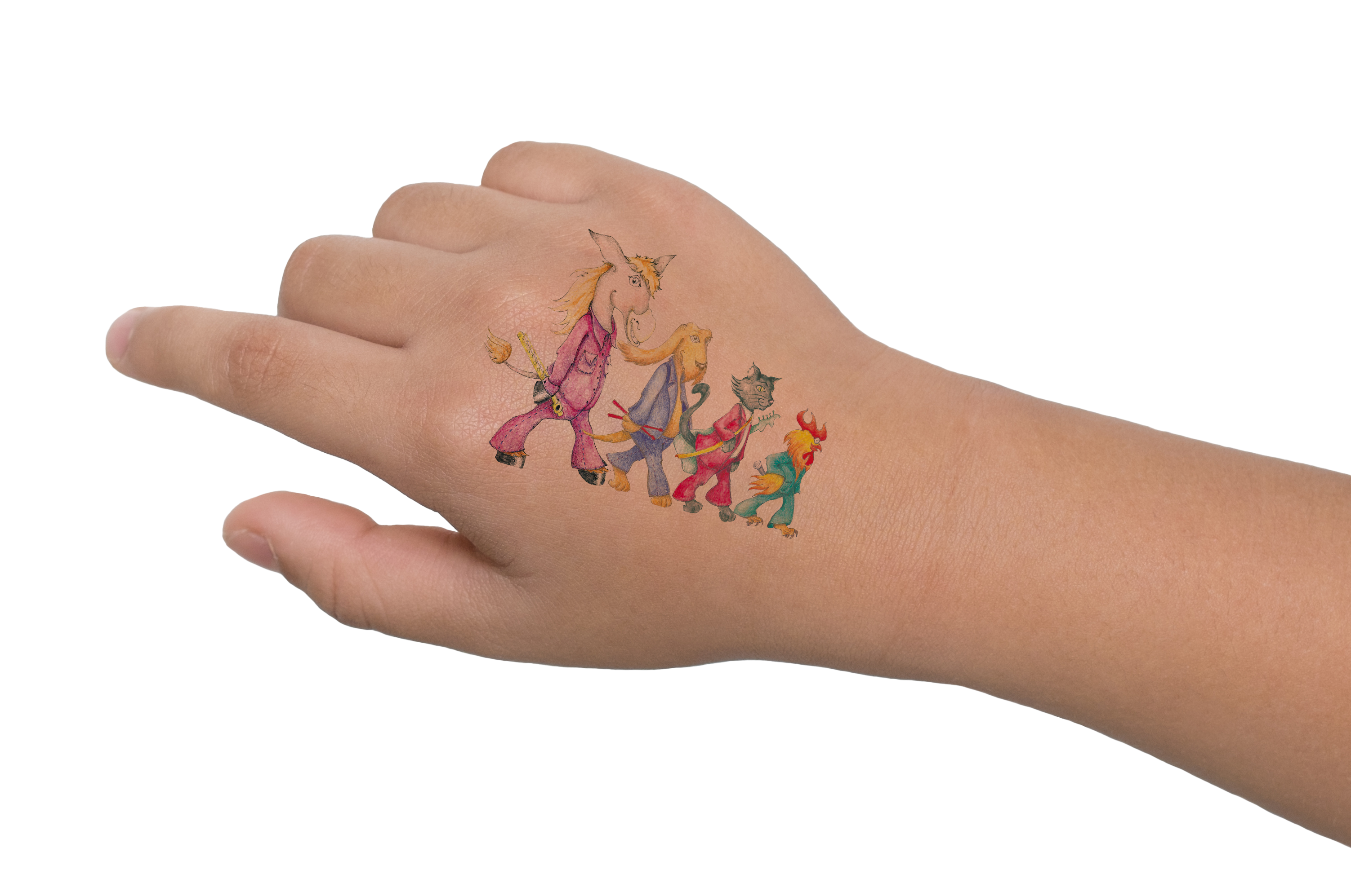 Bremer Stadtmusikanten Kindertattoo